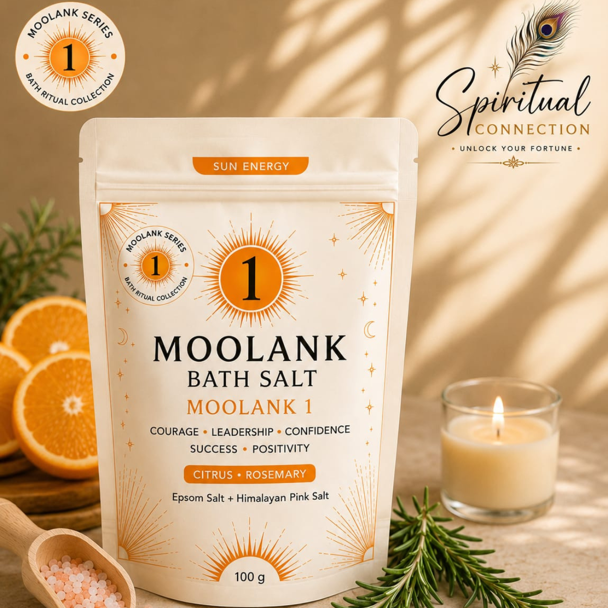 Moolank bath salt 1 Spiritual Connection – Moolank 1 Bath Salt - Image 1