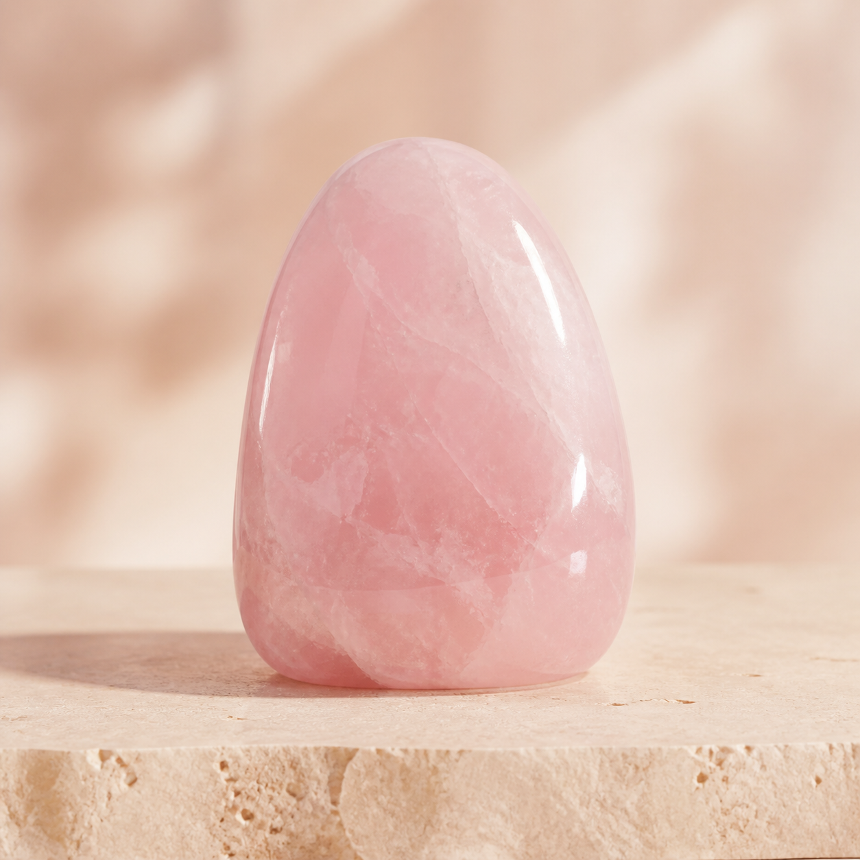 Natural Rose Quartz Love Crystal Natural Rose Quartz Love Crystal product image